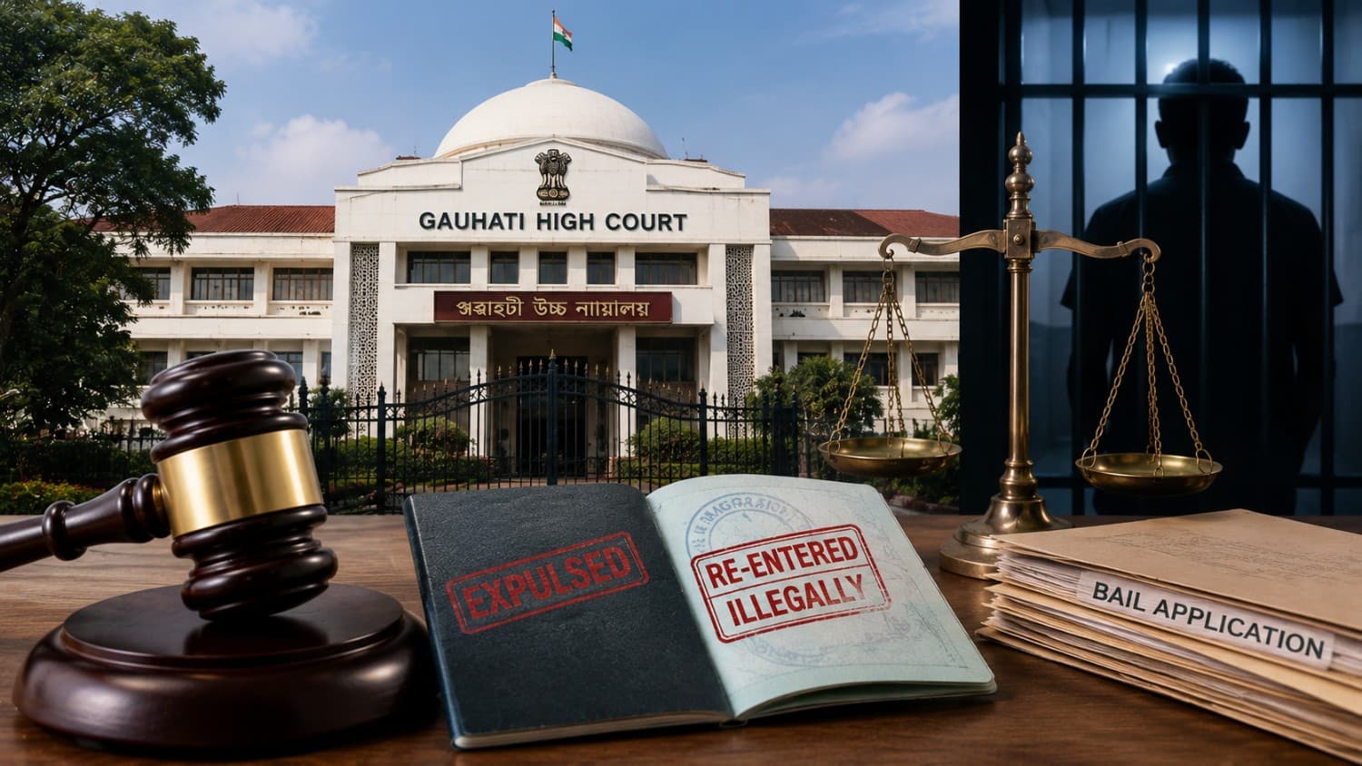 Gauhati High Court Denies Bail to Declared Foreigner Who Re-Entered India Illegally Despite Prolonged Detention