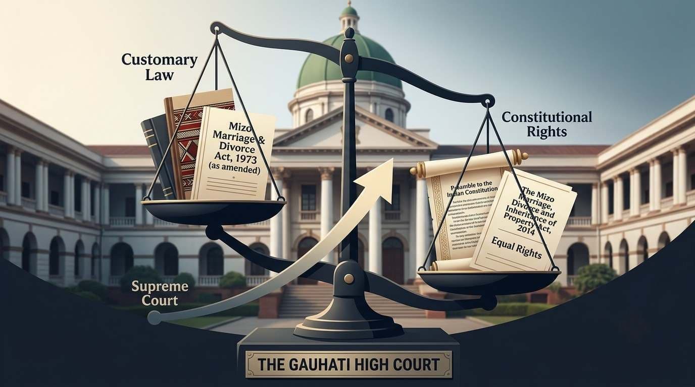 Supreme Court Directs Petitioner to Approach Guwahati High Court on Mizo Inheritance Law Challenge