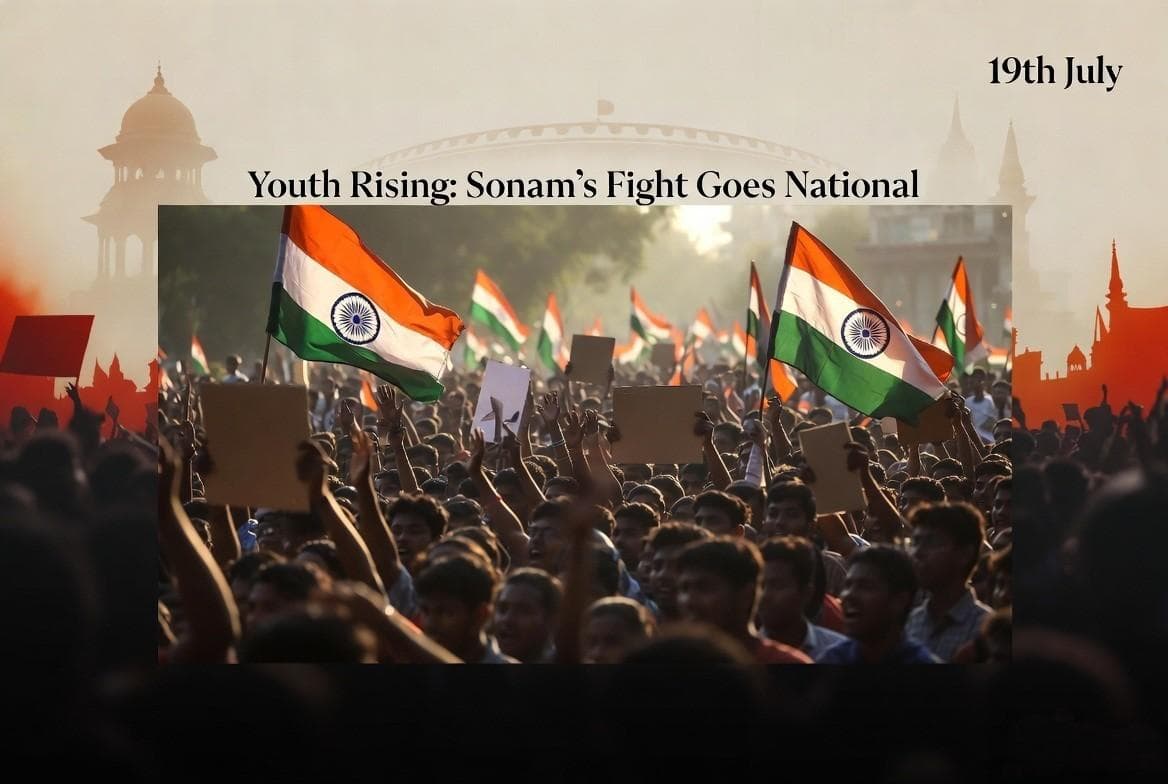 Nationwide Solidarity: Protests Grow Across India in Support of Sonam Wangchuk