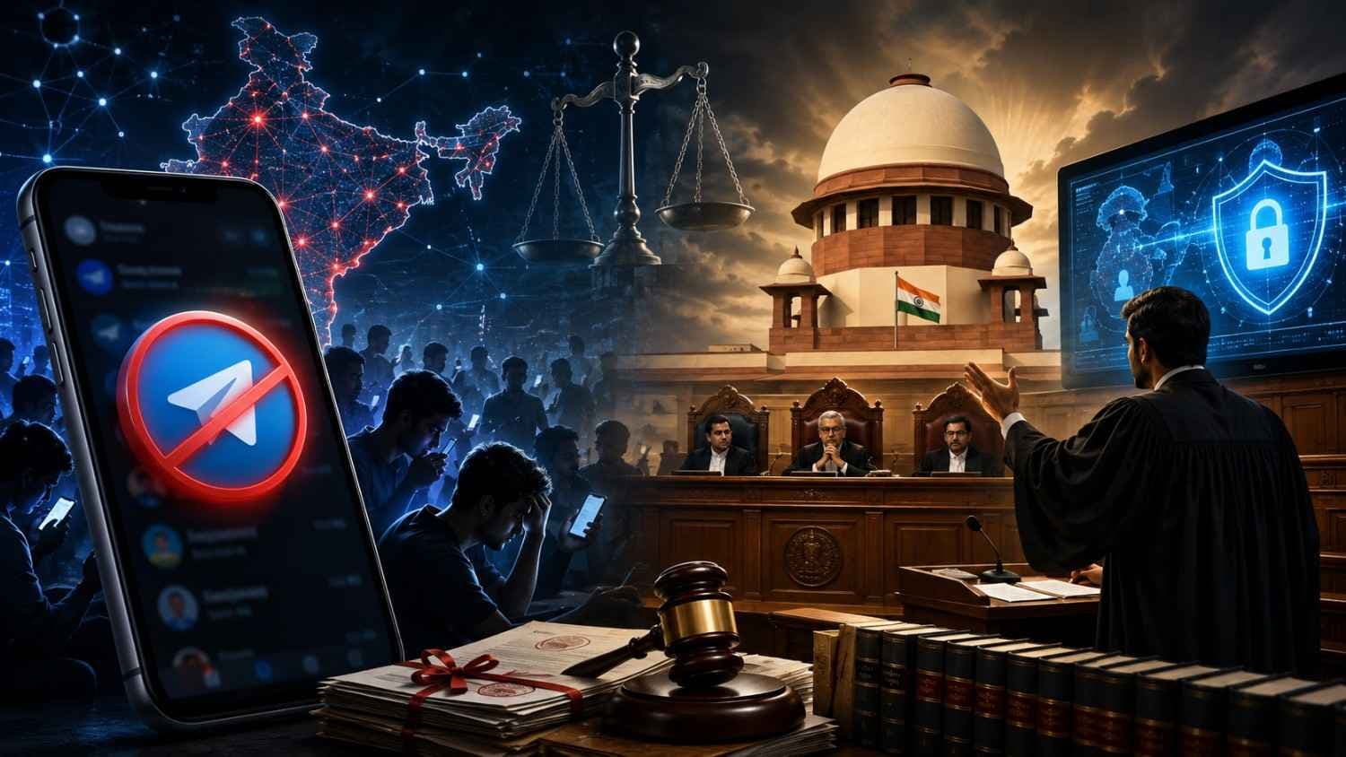 Telegram goes to court against the Indian government ban.