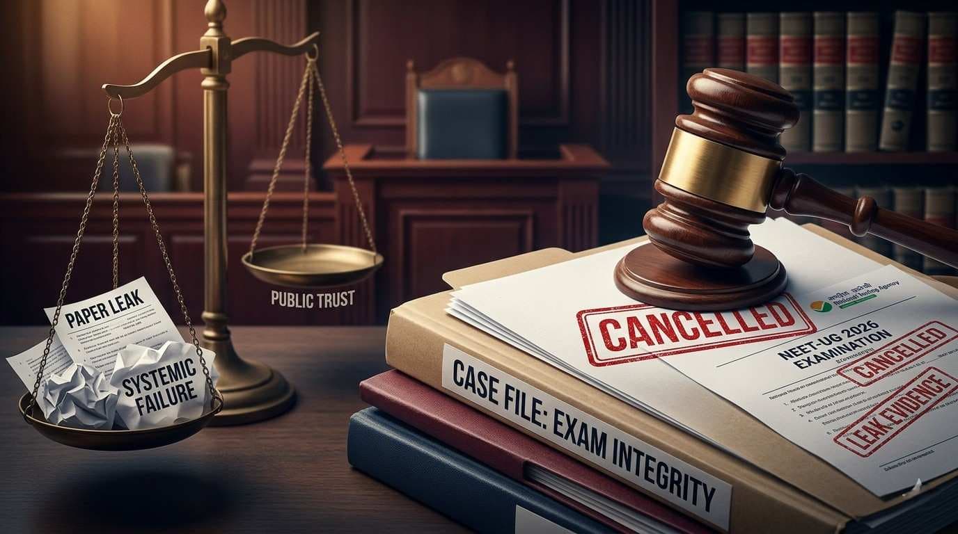 NEET-UG 2026 Cancelled: 23 Lakh Students Affected by Paper Leak