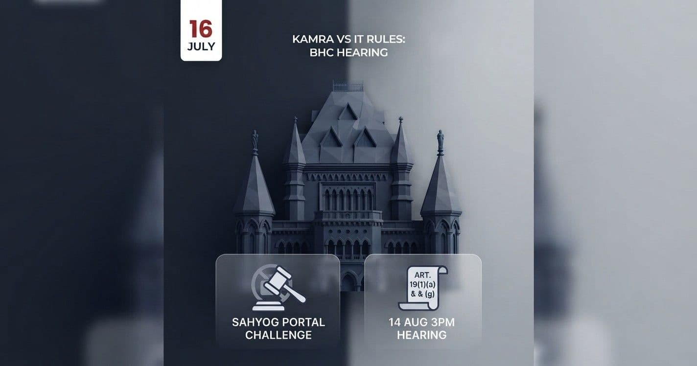 Bombay High Court Directs Centre to File Reply in Kunal Kamra’s Challenge to Sahyog Portal and IT Rules Amendment