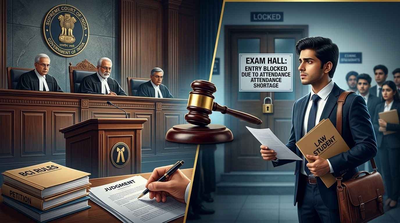 Can Attendance Shortage Bar Law Exams? Supreme Court to Decide