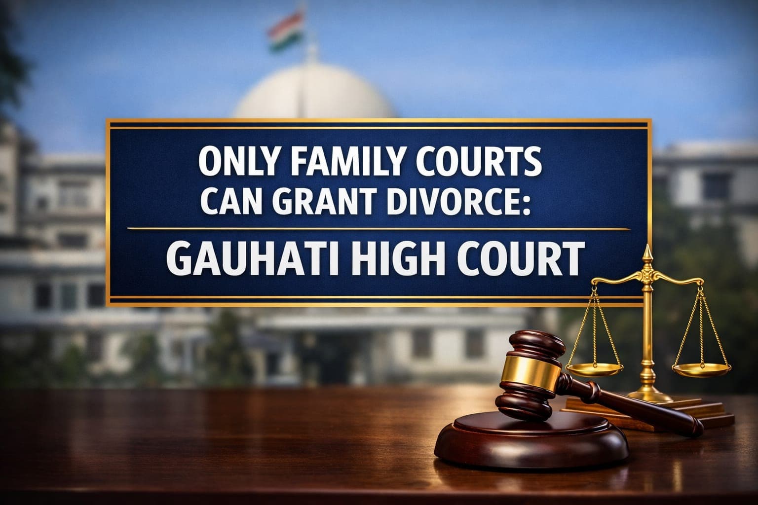 Only Family Courts or District Judges Can Grant Divorce; Civil Judge (Jr. Div) Lacks Jurisdiction: Gauhati High Court