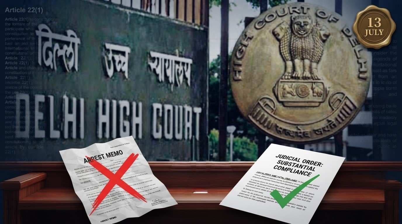 Delhi High Court Clarifies Requirements for Written Grounds of Arrest in NDPS Case