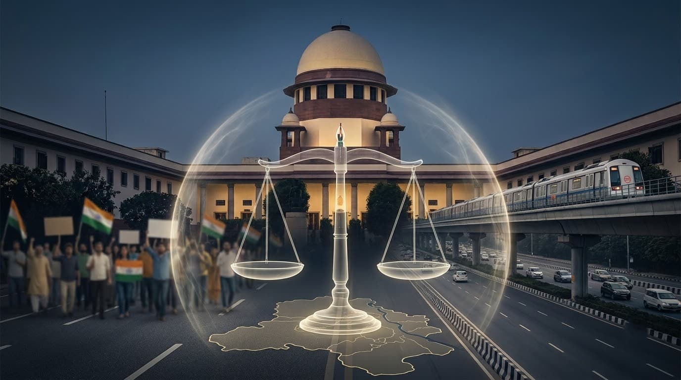 Supreme Court Directs Delhi Authorities to Explain Metro Station Closures During CJP Protests