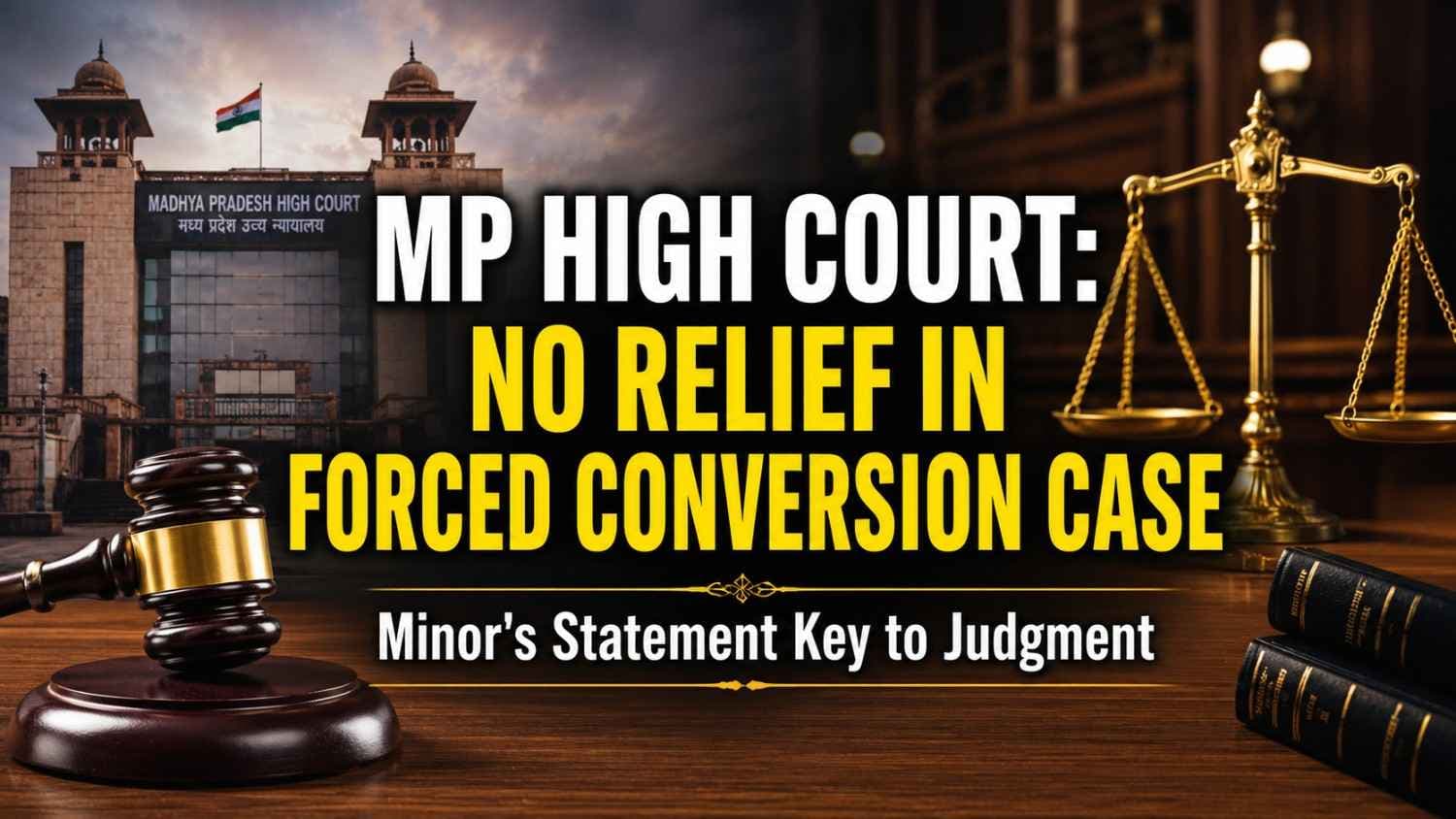 MP High Court Refuses to Quash FIR in Forced Conversion Case; Says Minor’s Statement Cannot Be Ignored