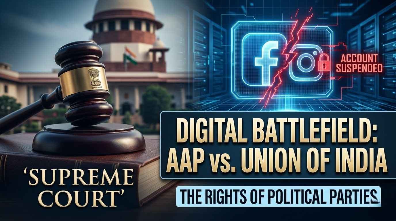 Digital Democracy: SC Seeks Union's Response on AAP's Social Media Suspension