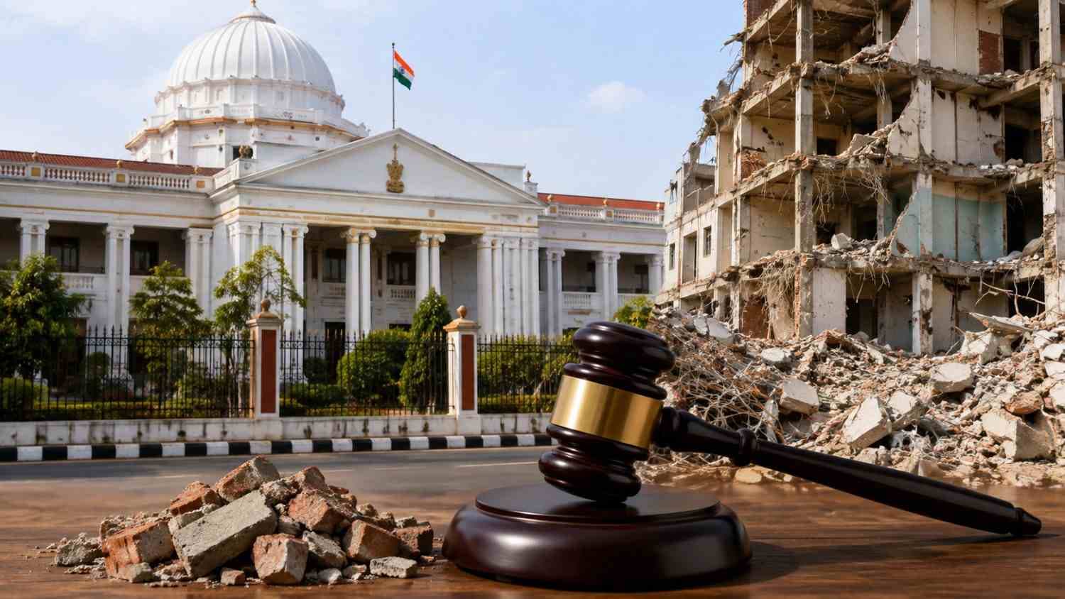 Gauhati High Court Rules Demolition Dispute Must Be Adjudicated by Civil Court