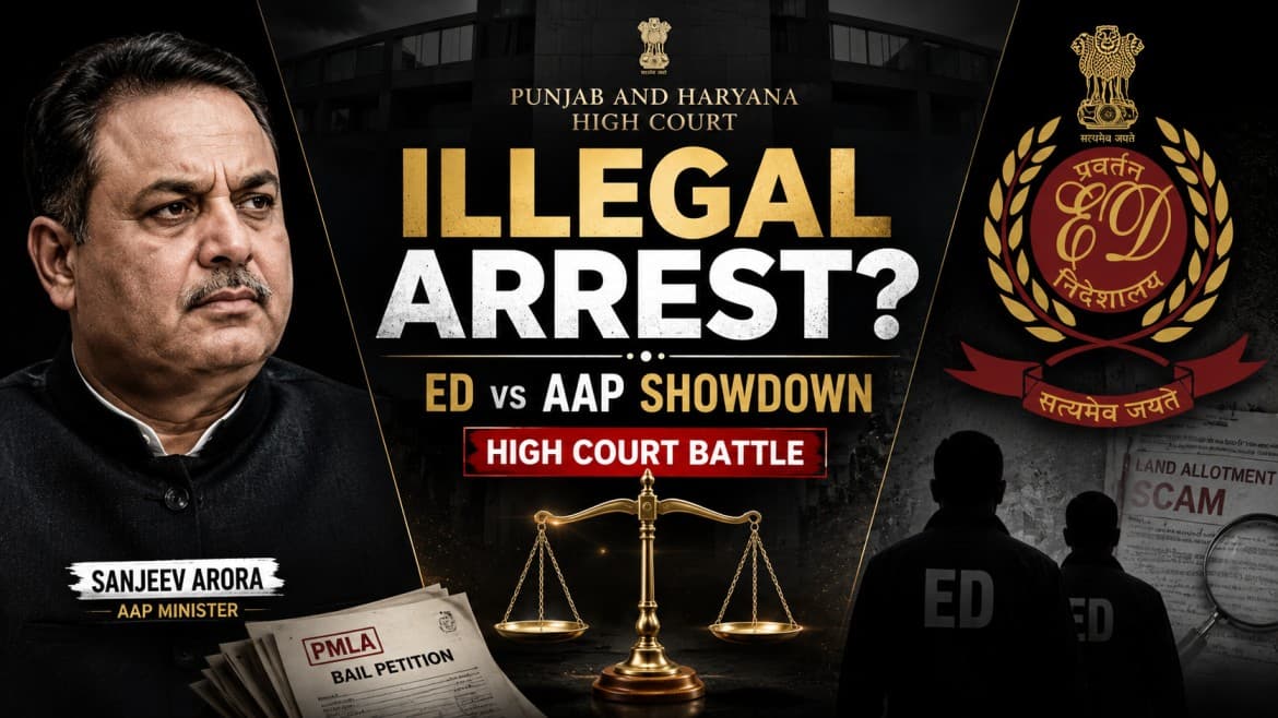 AAP Minister Sanjeev Arora Moves Punjab & Haryana HC Against ED Custody