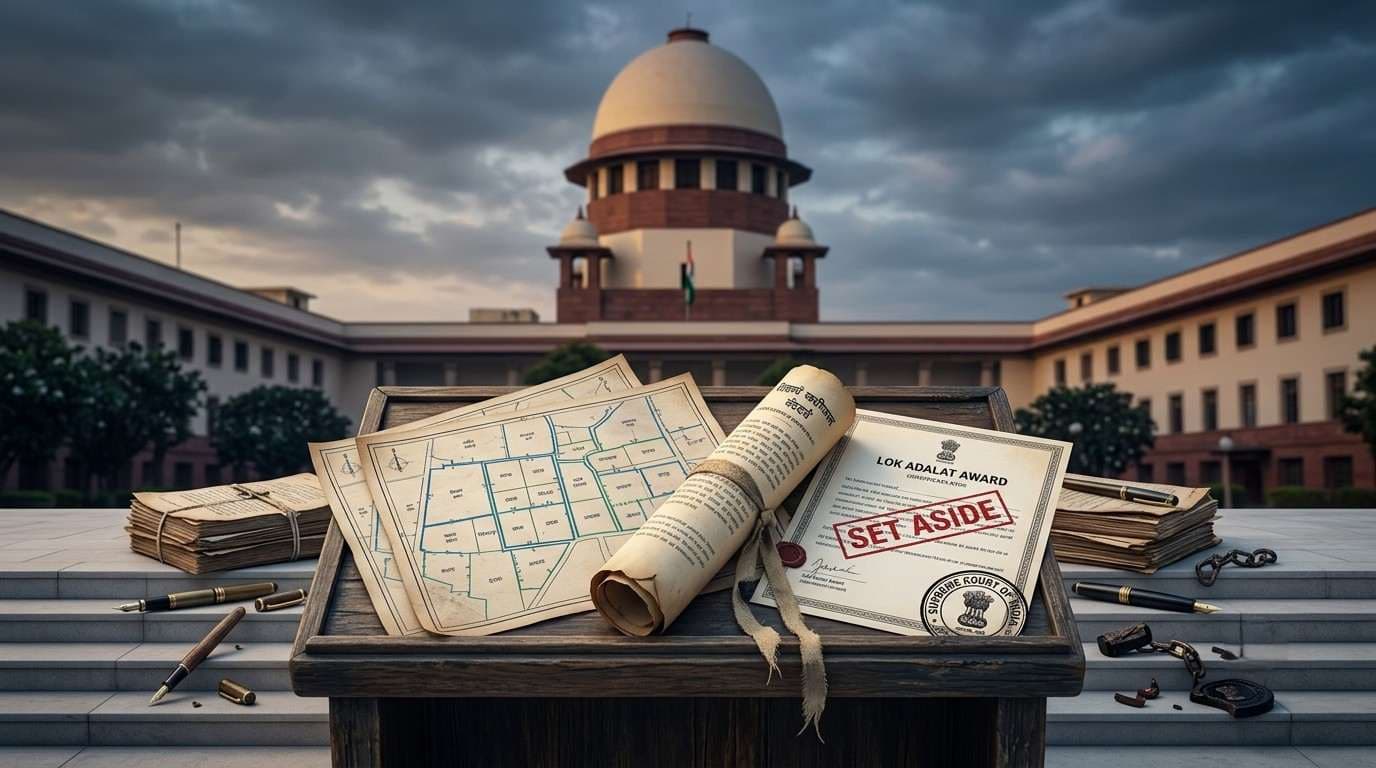 Supreme Court Sets Aside Lok Adalat Award in Land Acquisition Dispute Over Lack of Consent