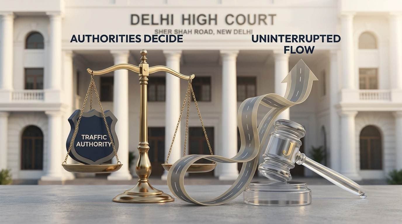 Delhi High Court Dismisses Plea Seeking Traffic Marshals in Connaught Place, Affirms Expertise of Traffic Authorities