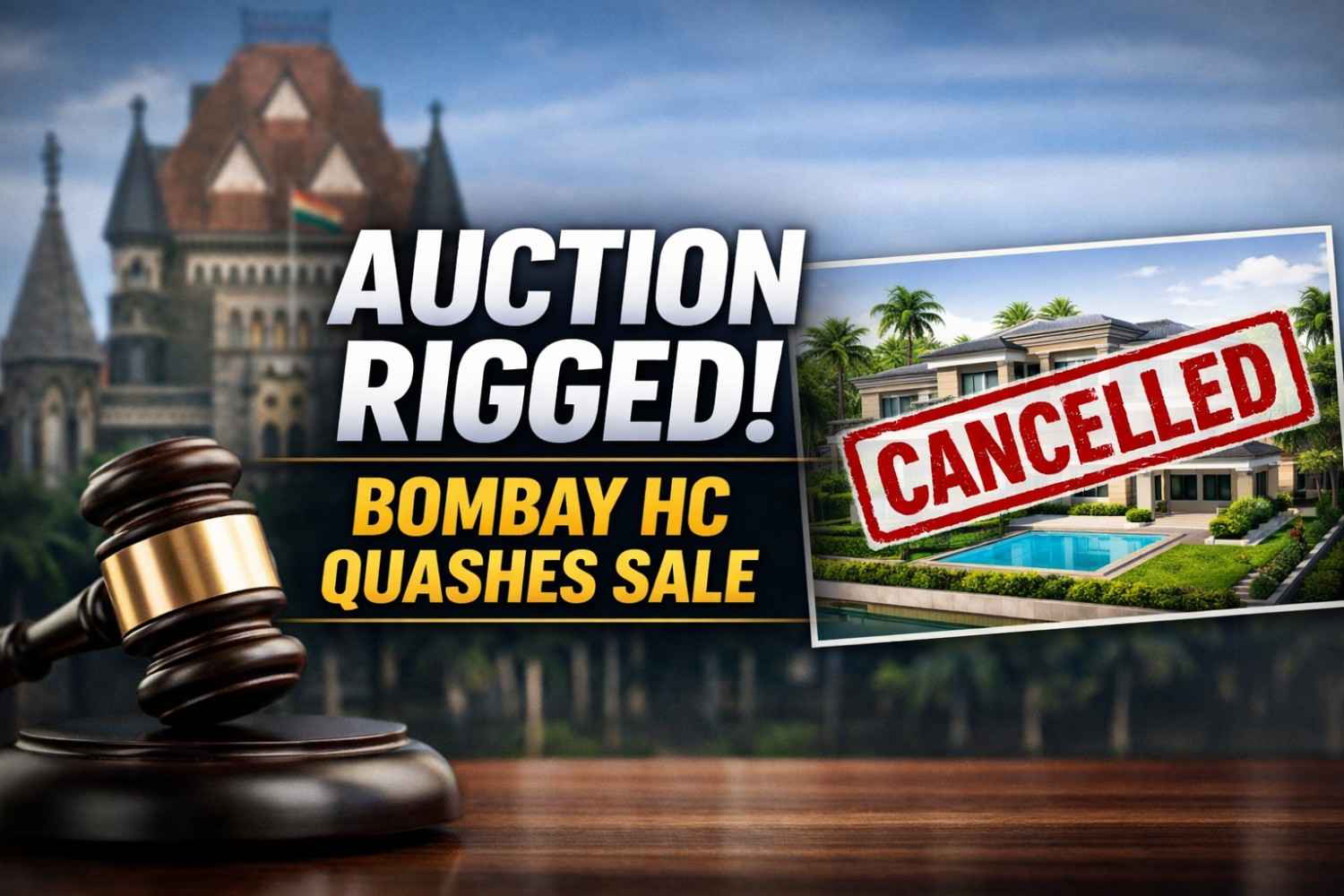 "Entire Process Was Rigged": Bombay High Court Quashes Vile Parle Property Sale, Forfeits Bidders' Deposits