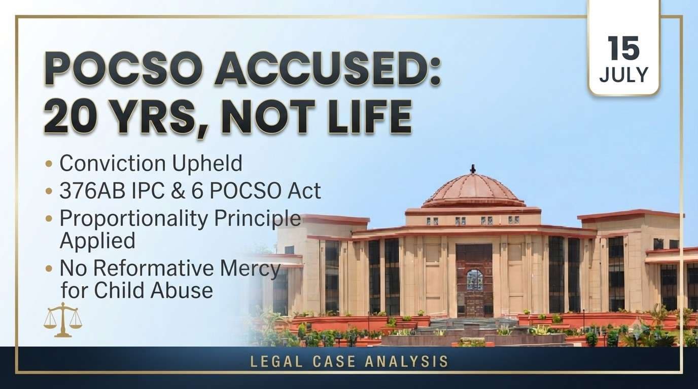 Chhattisgarh High Court Upholds Conviction but Reduces Sentence in Child Rape Case