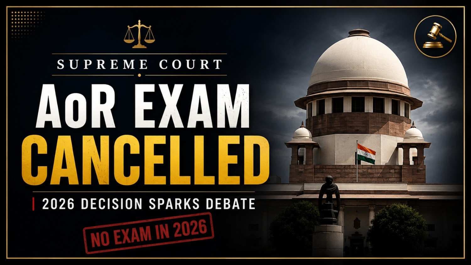 Supreme Court Declines Plea to Challenge 2026 AoR Exam Cancellation