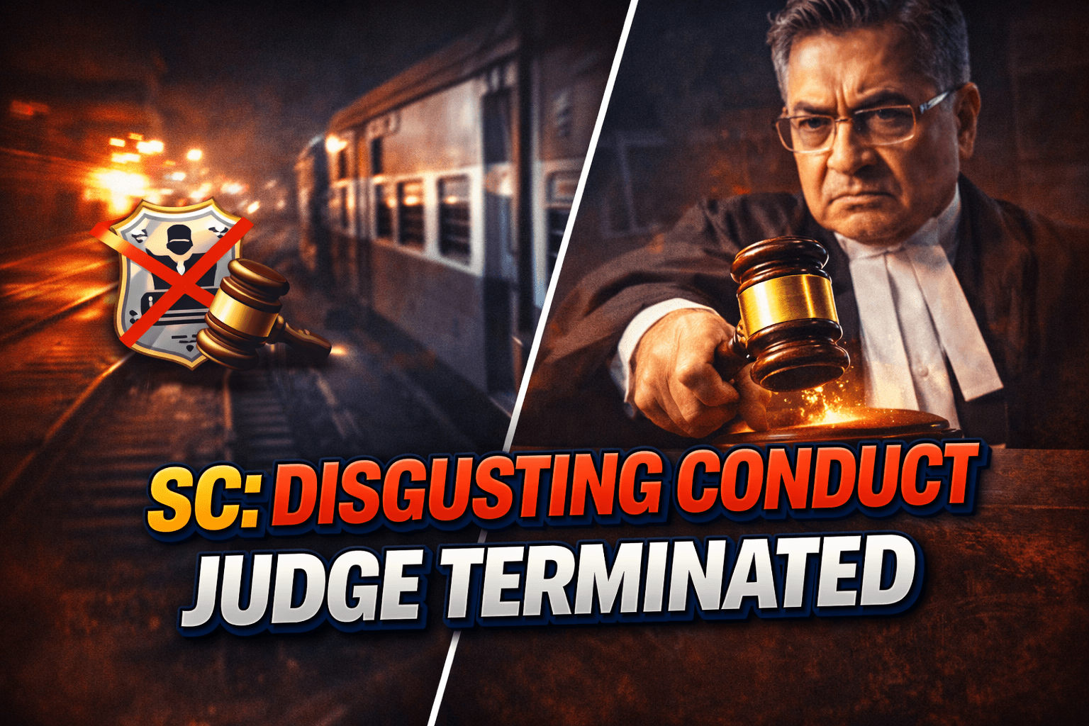 "Disgusting Conduct": SC Stays Reinstatement of Judge Accused of Urinating in Train Coach