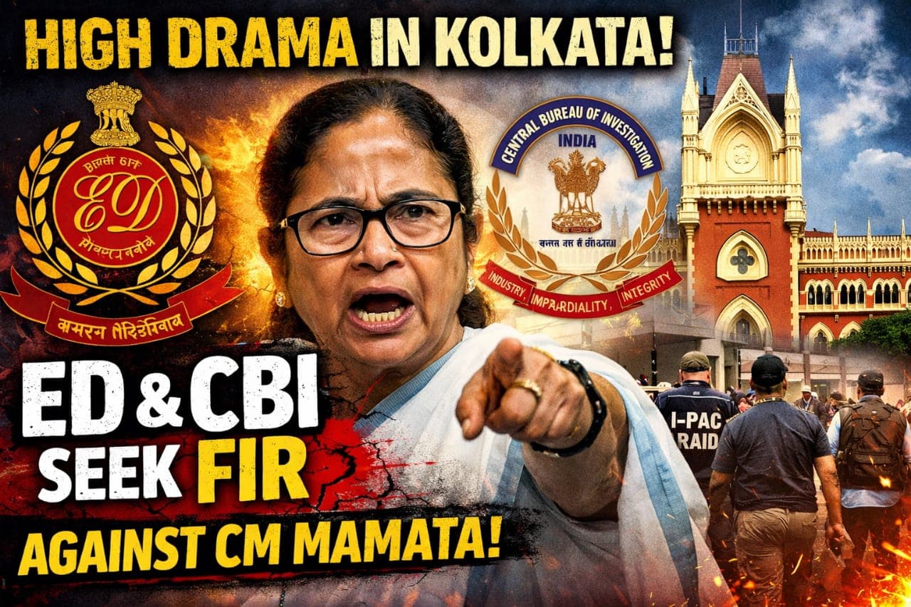 High Drama in Kolkata: ED Moves Calcutta HC Seeking CBI FIR Against CM Mamata Banerjee Over I-PAC Raid Controversy