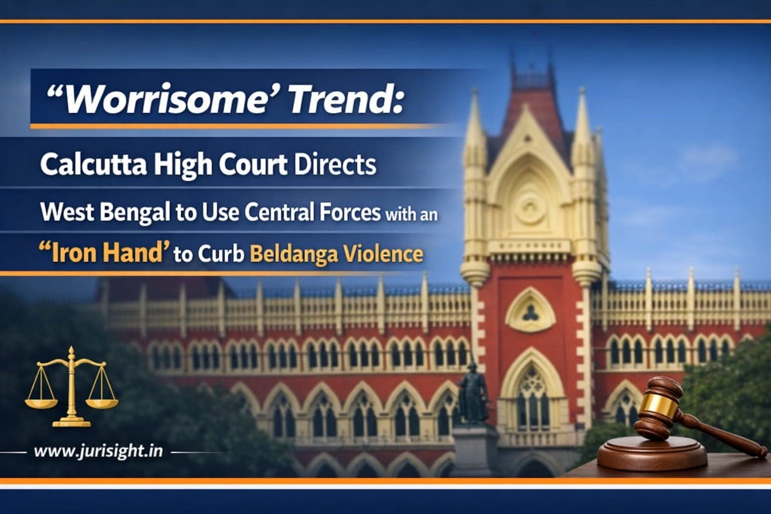 "Worrisome" Trend: Calcutta High Court Directs West Bengal to Use Central Forces with an "Iron Hand" to Curb Beldanga Violence