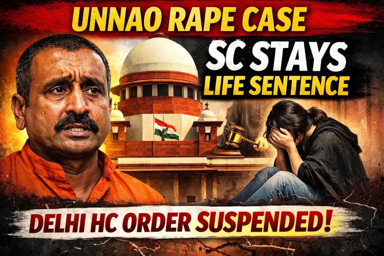 Unnao Rape Case: Supreme Court Stays Delhi High Court Order Suspending Kuldeep Singh Sengar’s Life Sentence