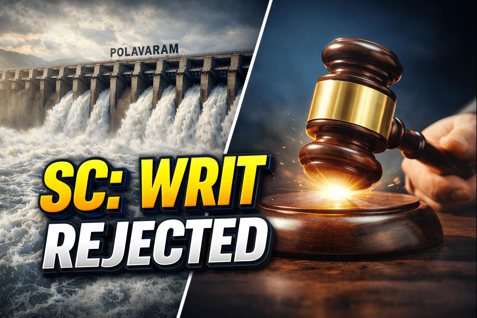 Telangana Withdraws Writ Petition Against Polavaram Project; SC Allows Filing of Original Suit