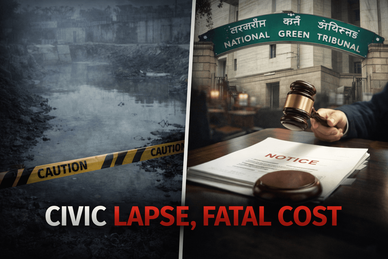 "Lapses Led to Death": NGT Steps In After Techie Drowns in Noida Ditch