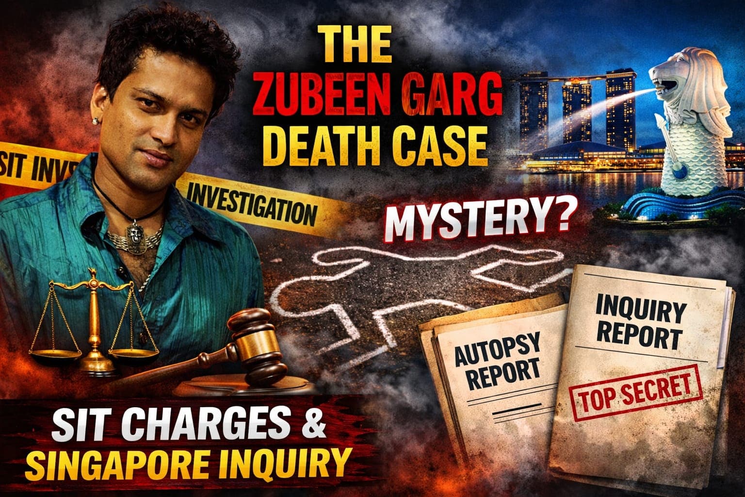 The Zubeen Garg Death Case: A Legal Analysis of SIT Charges and Singapore Inquiry