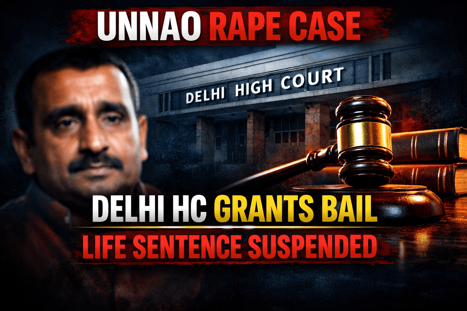 Unnao Case: Delhi High Court Grants Bail To Kuldeep Sengar, Suspends Life Sentence In Rape Case