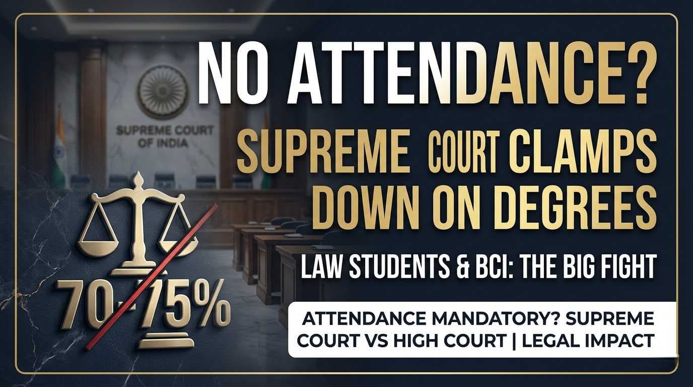 Supreme Court Challenges Delhi HC Order on Law Student Attendance Rules