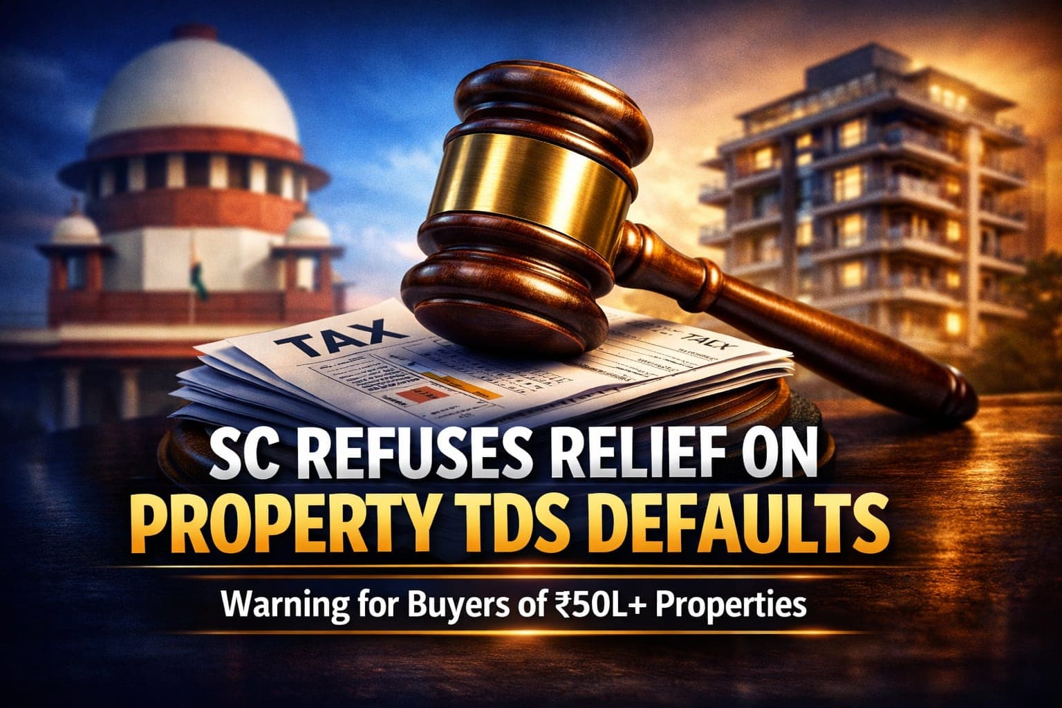 Supreme Court Refuses to Intervene in TDS Defaults for Property Buyers: What You Need to Know