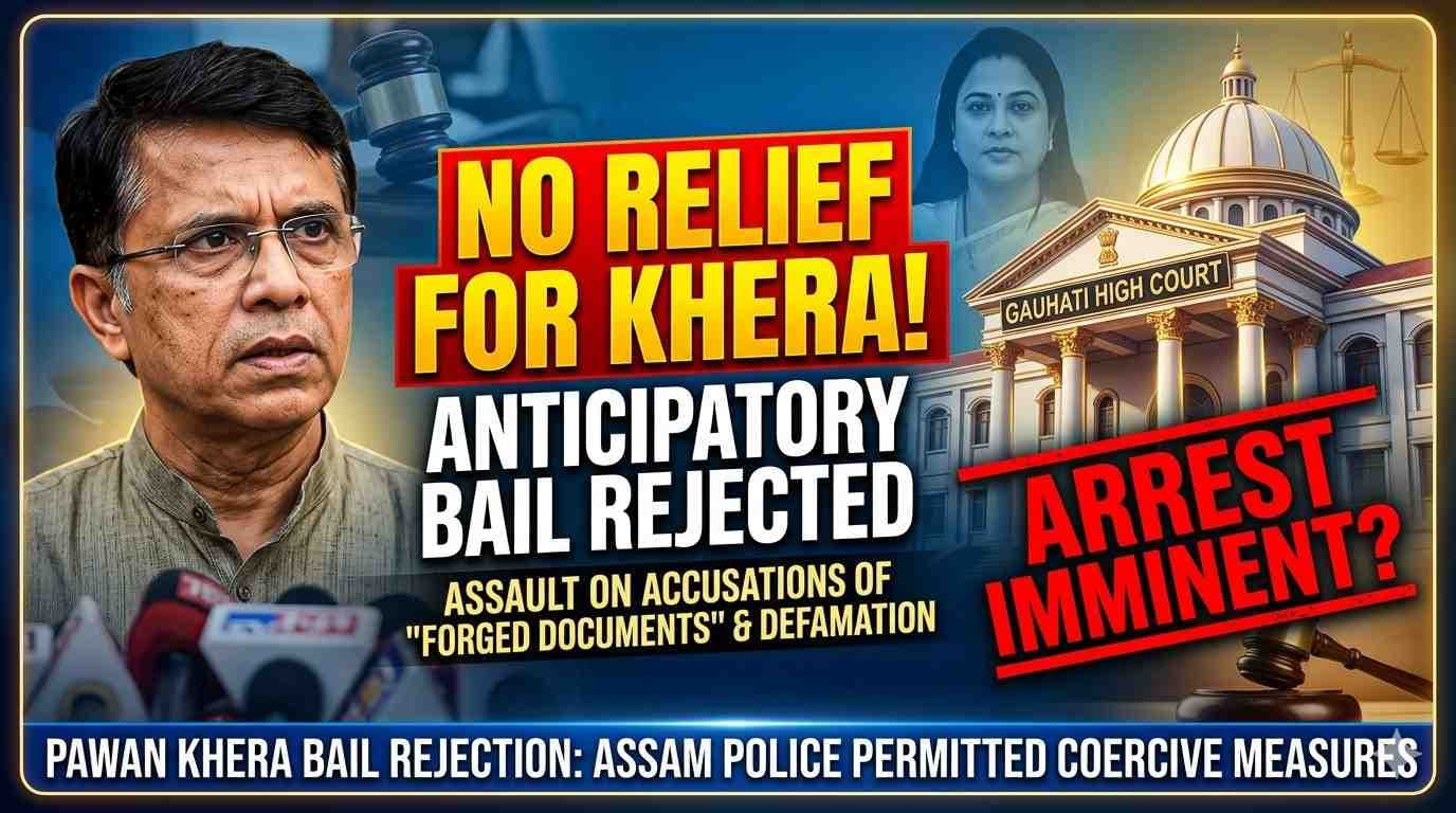 Gauhati HC Rejects Pawan Khera’s Anticipatory Bail in Passport Case