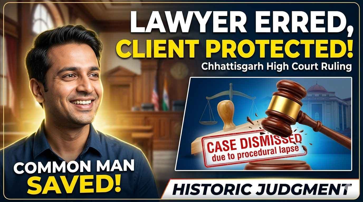 Litigants Shouldn’t Suffer for Lawyer’s Lapse: Chhattisgarh HC