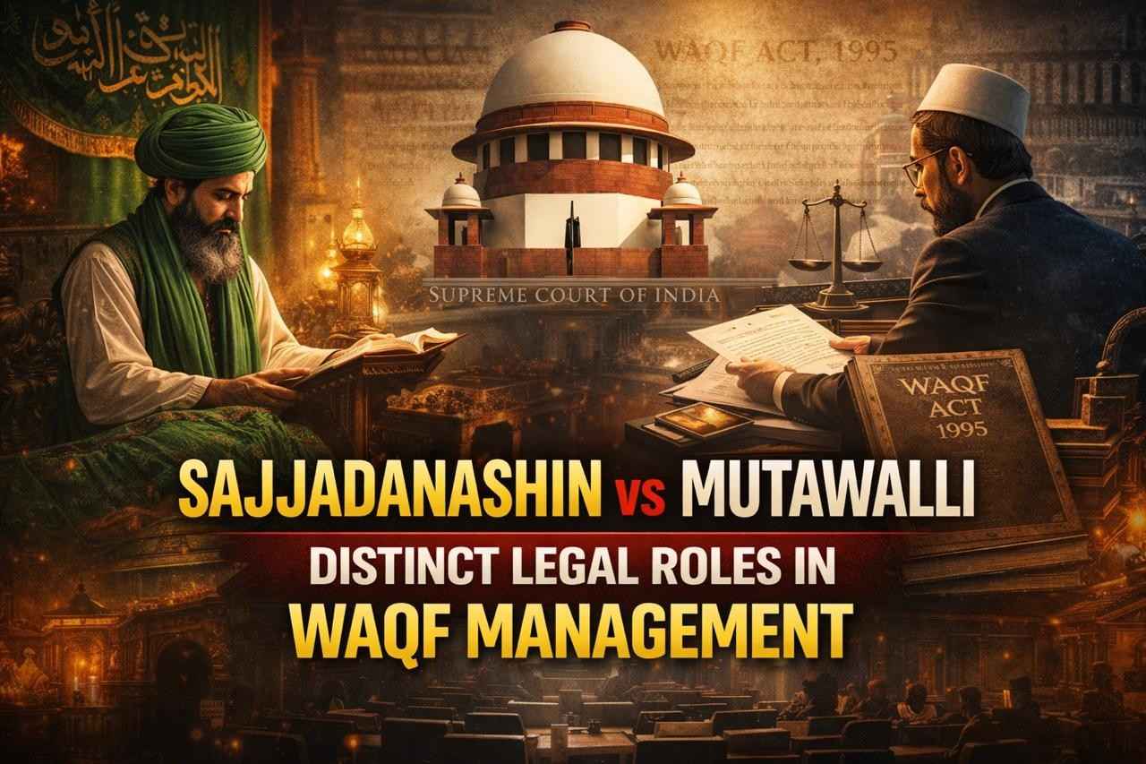 Supreme Court Distinguishes Between Sajjadanashin and Mutawalli Roles