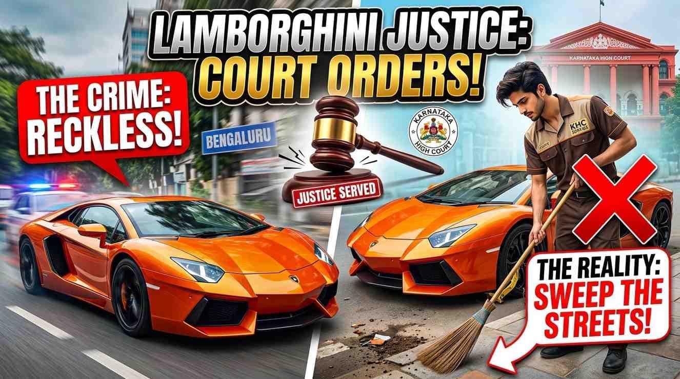 Sweep Streets in Your Lamborghini: Karnataka HC Slams Violator