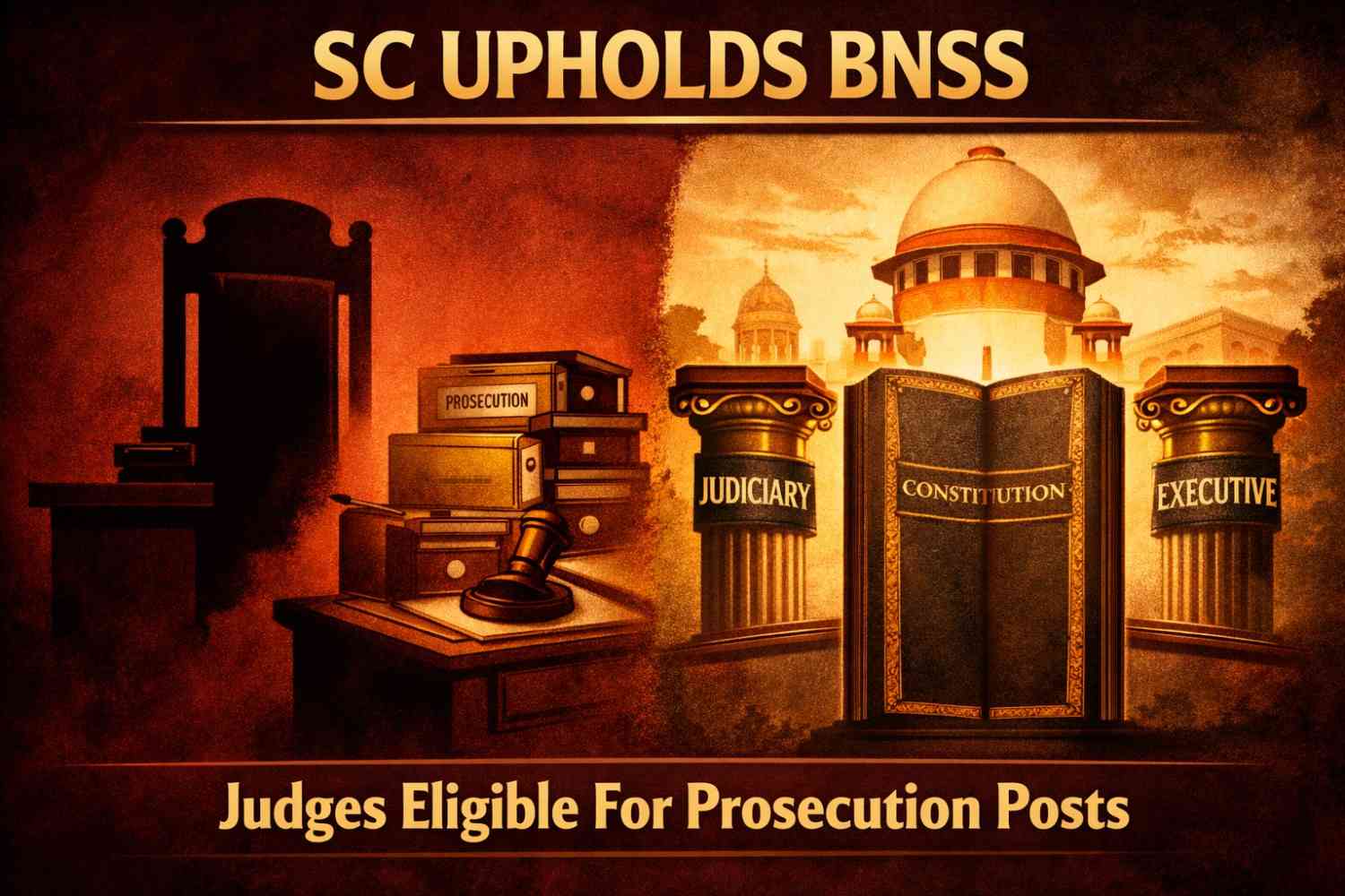 Supreme Court Upholds BNSS Provision Allowing Judges To Head Prosecution Wing