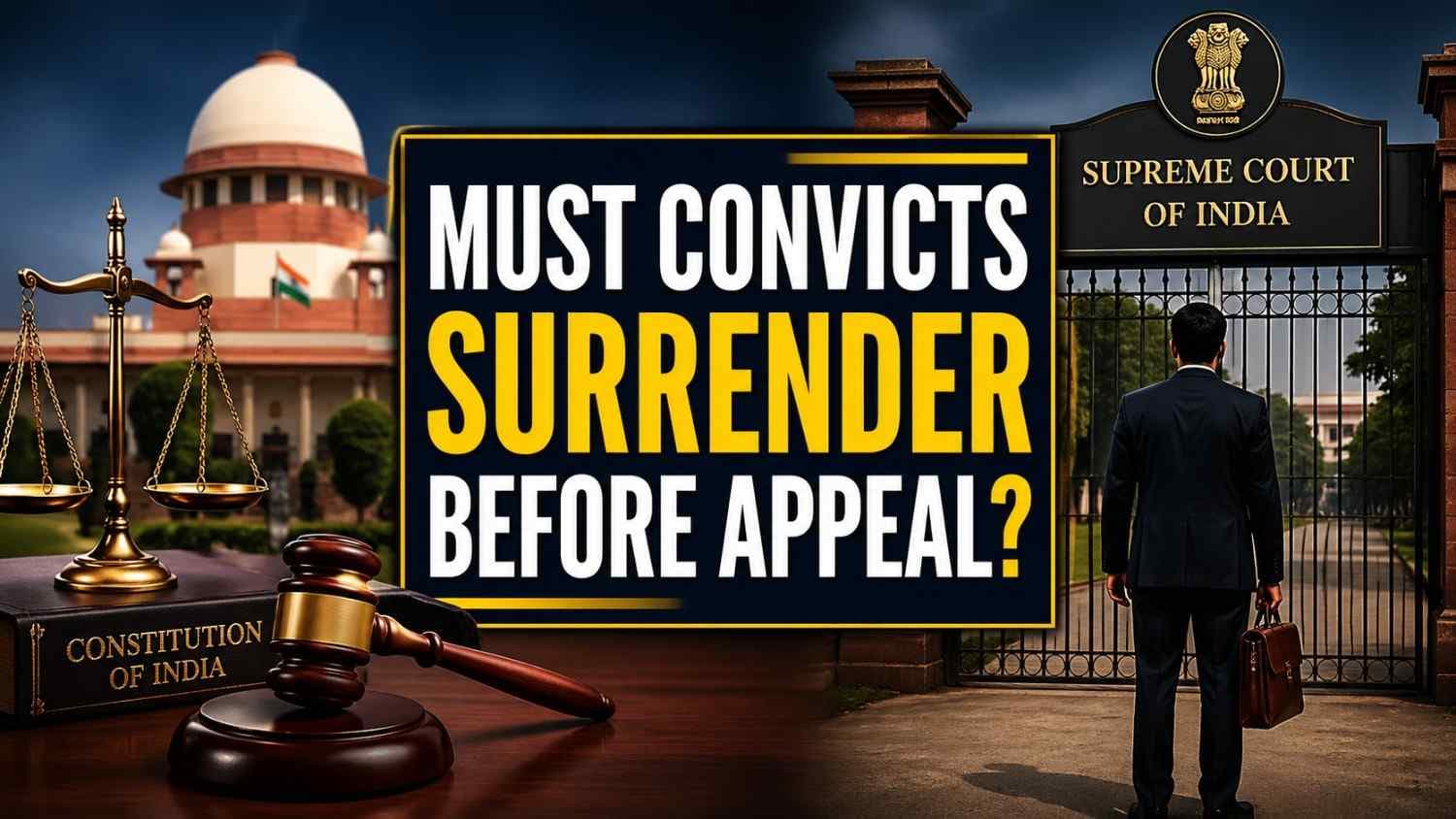Can High Courts Exempt Convicts From Surrendering Before Hearing Appeals? Supreme Court Refers Issue To Larger Bench