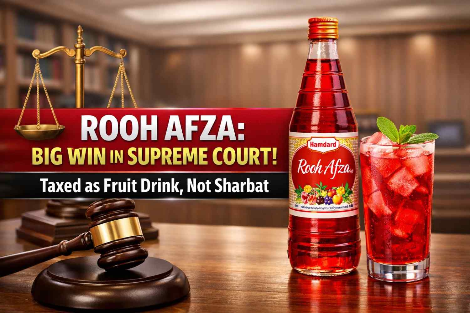 Marketing Labels vs. Reality: Supreme Court Rules Rooh Afza is a 'Fruit Drink' for Tax Purposes