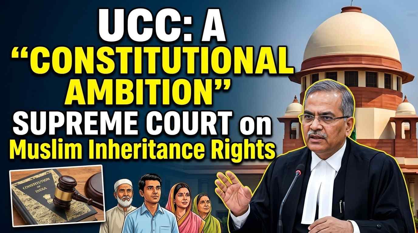 UCC is a Constitutional Ambition, Not a Religious Issue: Supreme Court