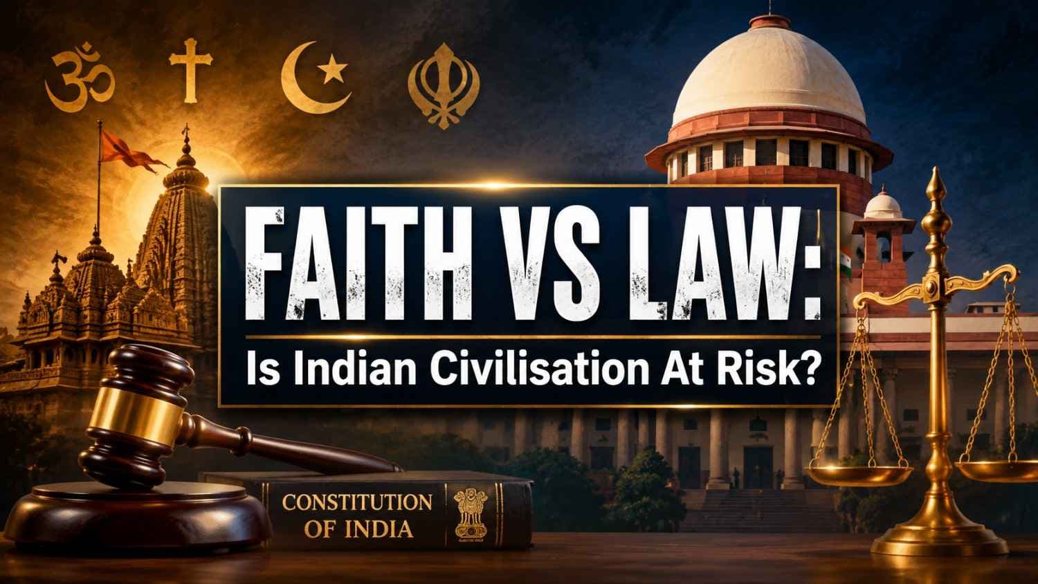 Faith vs. Law: Can Courts Question Every Religious Practice? Analyzing the Supreme Court’s Warning for Indian Civilisation