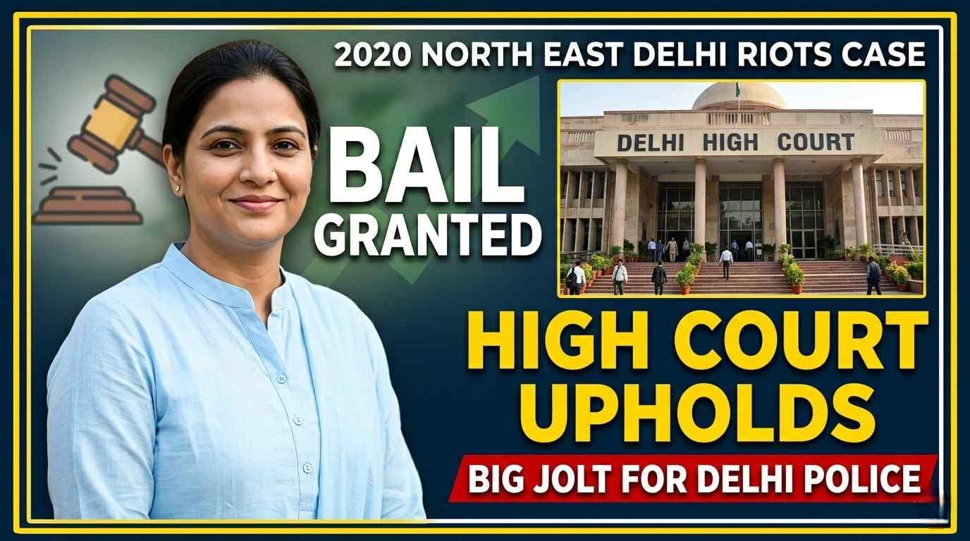Delhi HC Rejects Police Plea Against Ishrat Jahan’s Bail