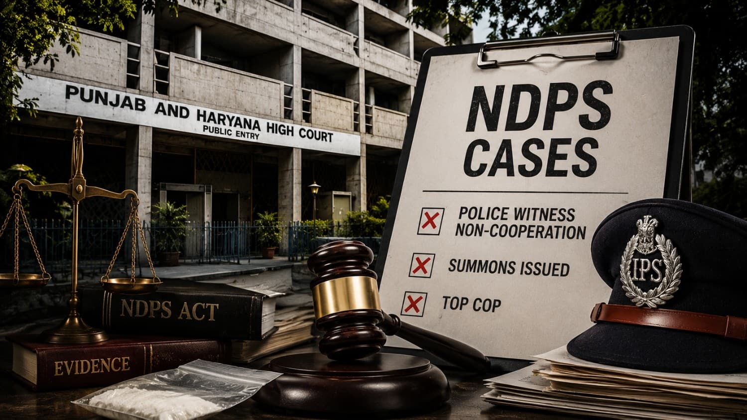 Punjab and Haryana High Court Summons DGP (Law and Order) Over Police Witness Non-Attendance in NDPS Trials