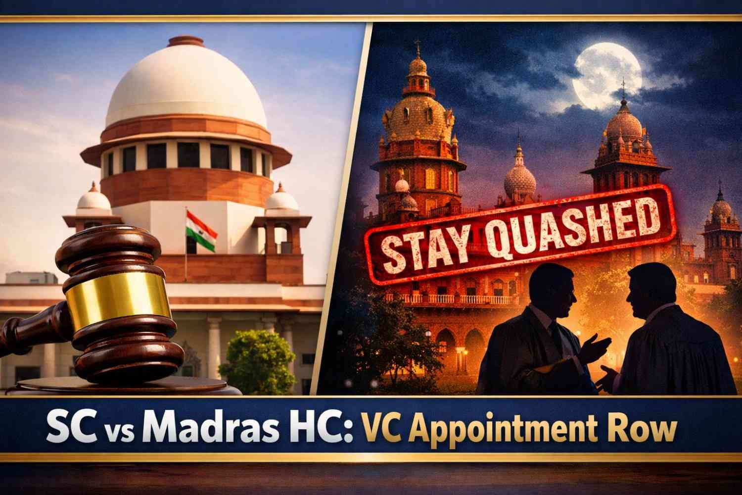 Supreme Court Quashes Madras High Court’s ‘Late Evening’ Stay on Tamil Nadu Laws Involving Governor’s Deemed Assent