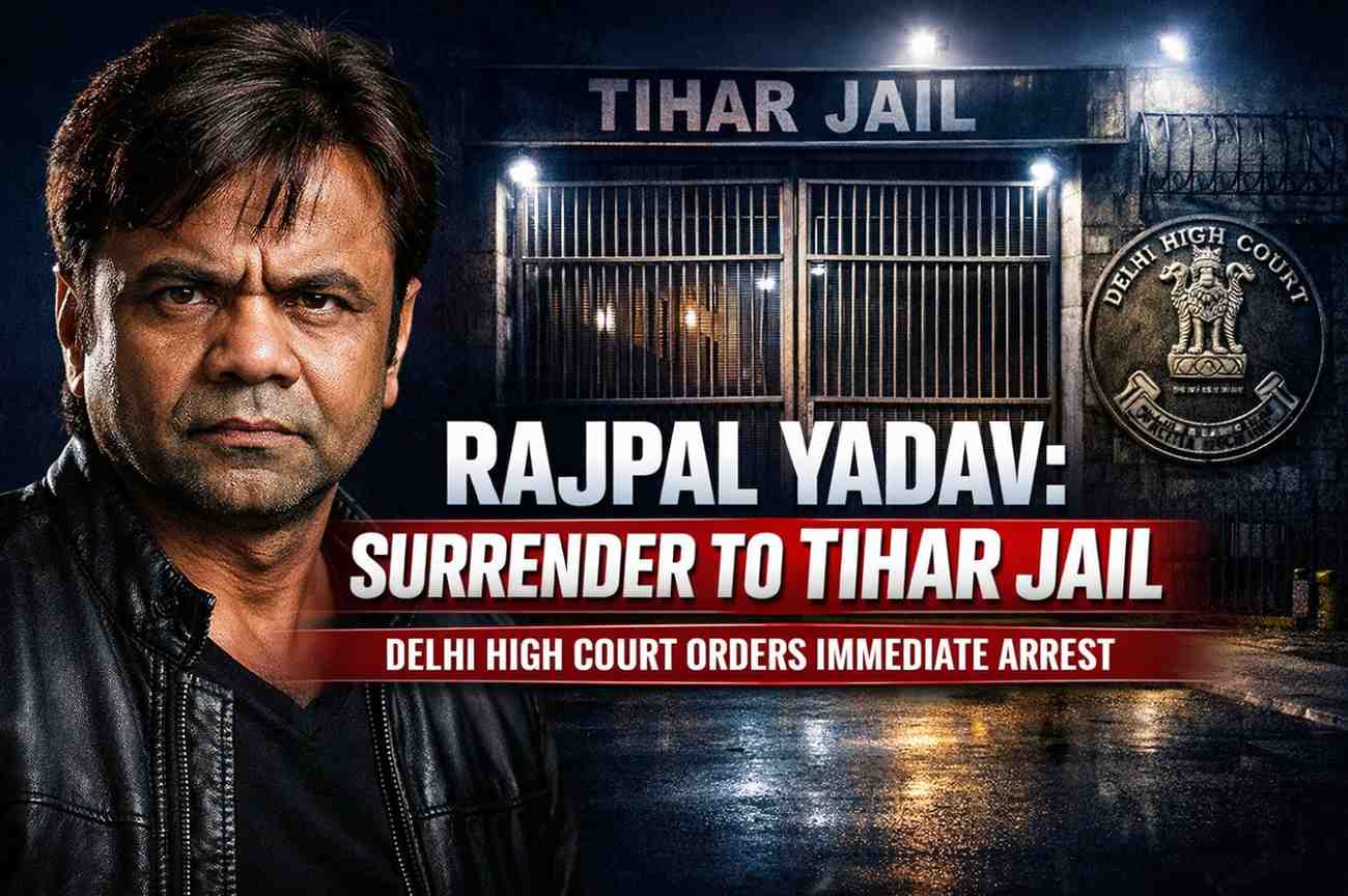 No Star Treatment In Courts: Delhi High Court Raps Actor Rajpal Yadav, Orders Immediate Surrender To Tihar Jail
