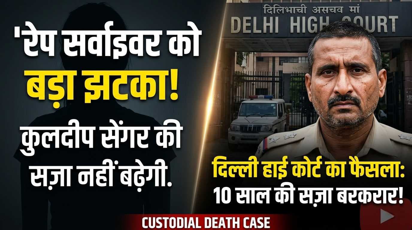 Delhi HC Refuses to Increase Kuldeep Sengar's Sentence in Custodial Death Case