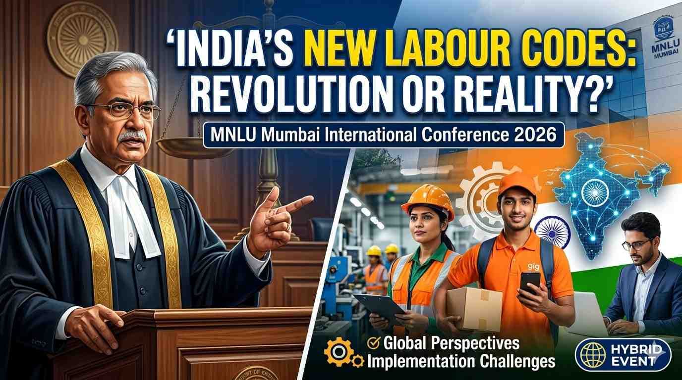 MNLU Mumbai Hosts 1st International Labour Law Conference