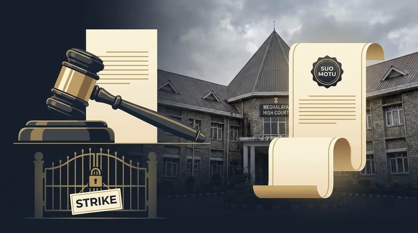 Meghalaya High Court Initiates Suo Motu Contempt Proceedings Against Bar Bodies Over Strike