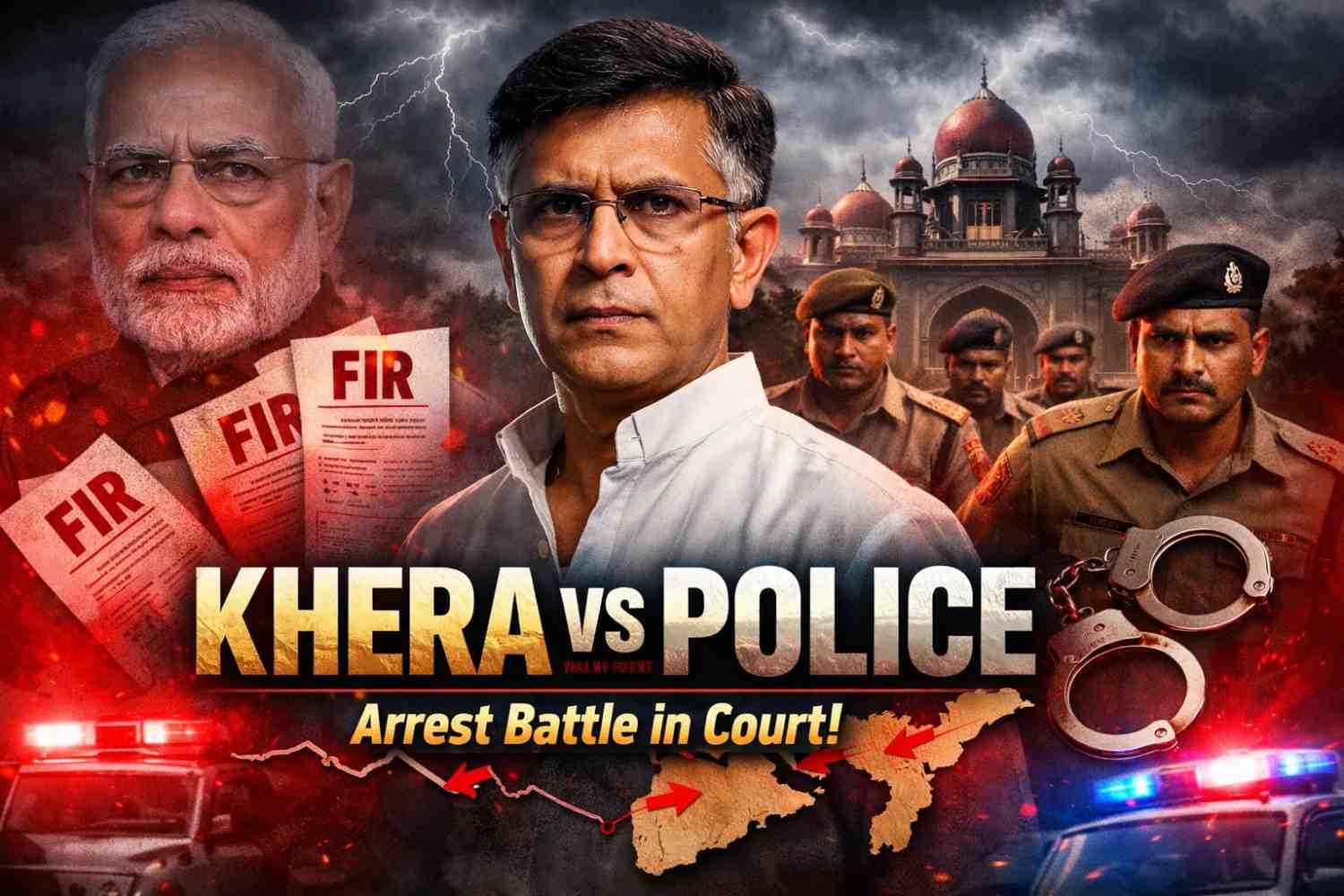 Pawan Khera Seeks Relief In Telangana High Court Following Arrest Threat
