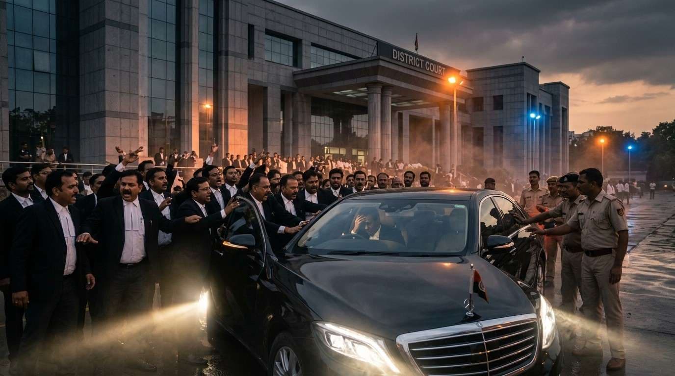 Escalation at Rohini Court: Striking Lawyers Block Judges' Exit