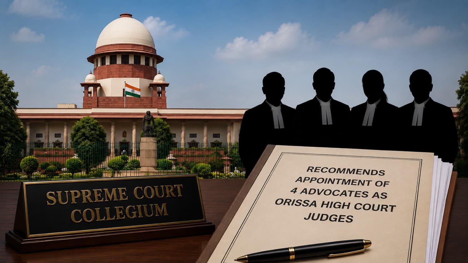 Collegium Recommends Four Advocates for Appointment to Orissa High Court
