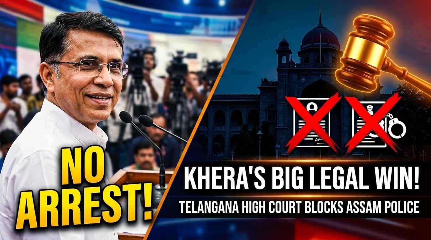 Telangana High Court Grants Protection to Pawan Khera in Passport Row Case