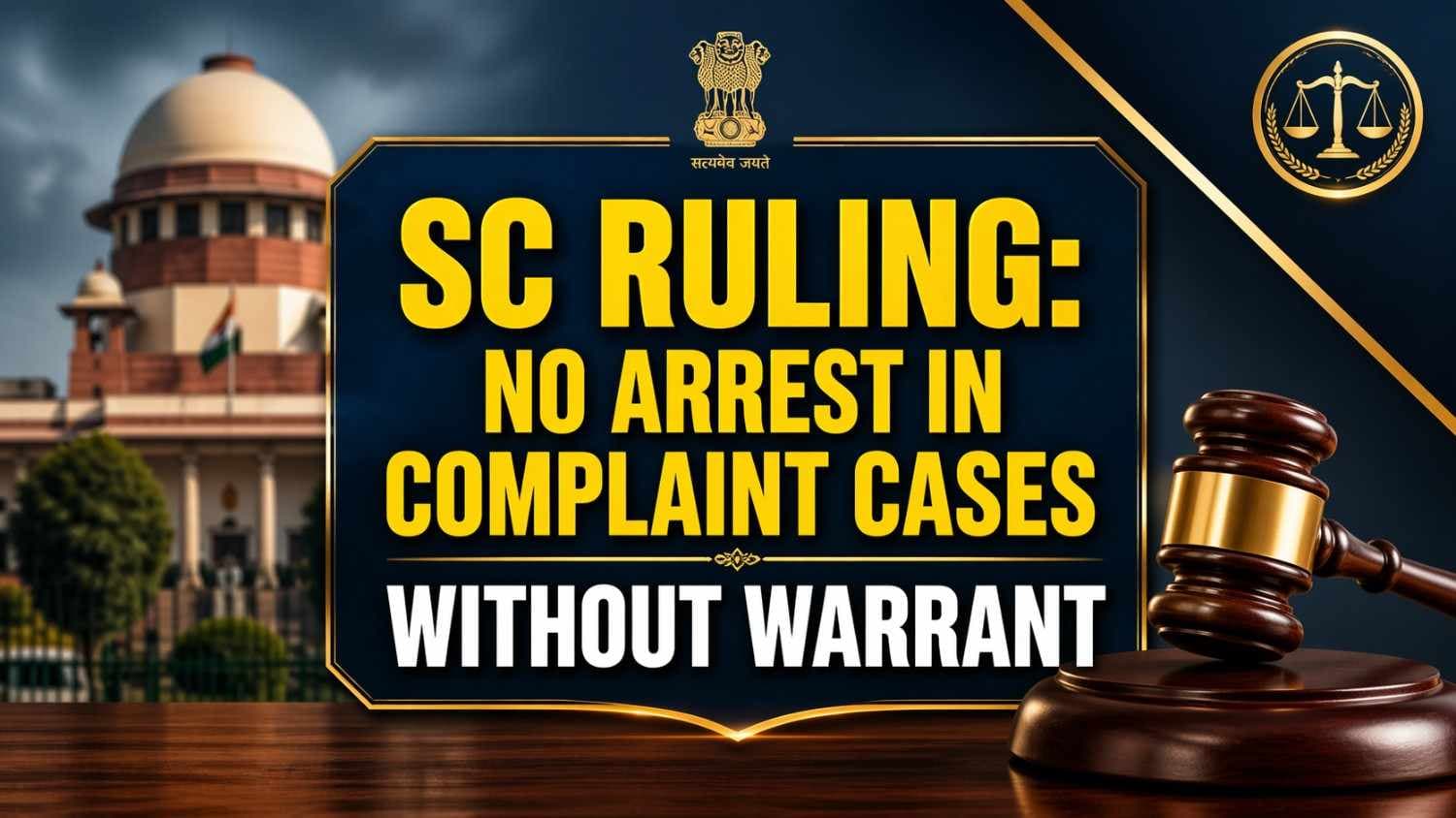 No Arrest in Complaint Cases Without Non-Bailable Warrant: Supreme Court Flags 'Serious Irregularity' in High Court Procedures